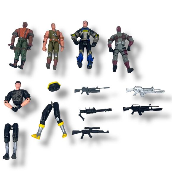 Vintage Hasbro GI Joe Action Figure Weapons Parts Lot Y2K 00s - Picture 1 of 8
